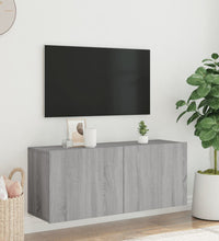 TV-Wandschrank Grau Sonoma 100x30x41 cm