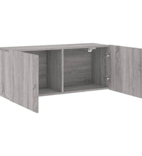 TV-Wandschrank Grau Sonoma 100x30x41 cm