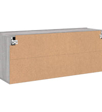 TV-Wandschrank Grau Sonoma 100x30x41 cm