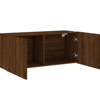 TV-Wandschrank Braun Eichen-Optik 100x30x41 cm