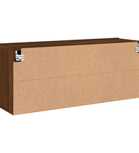 TV-Wandschrank Braun Eichen-Optik 100x30x41 cm