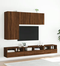 TV-Wandschrank Braun Eichen-Optik 100x30x41 cm