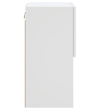 TV-Schränke mit LED-Leuchten 2 Stk. Weiß 30,5x30x60 cm