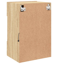 TV-Wandschrank mit LED-Leuchten Sonoma-Eiche 40x30x60,5 cm