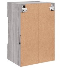 TV-Wandschrank mit LED-Leuchten Grau Sonoma 40x30x60,5 cm