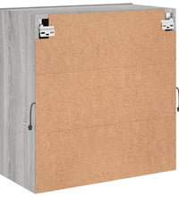 TV-Wandschrank mit LED-Leuchten Grau Sonoma 58,5x30x60,5 cm