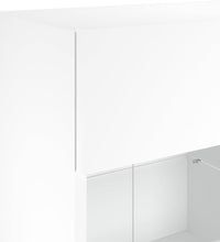 TV-Wandschrank mit LED-Leuchten Weiß 78,5x30x60,5 cm