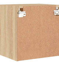 TV-Wandschrank mit LED-Leuchten Sonoma-Eiche 40x30x40 cm