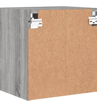 TV-Wandschrank mit LED-Leuchten Grau Sonoma 40x30x40 cm