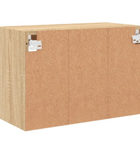 TV-Wandschrank mit LED-Leuchten Sonoma-Eiche 60x30x40 cm