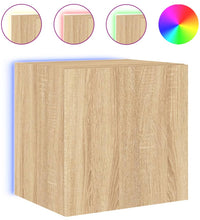 TV-Wandschrank mit LED-Leuchten Sonoma-Eiche 40,5x35x40 cm