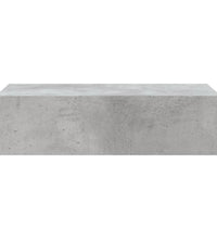 TV-Schrank mit LED-Leuchten Betongrau 60x35x15,5 cm