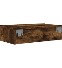 TV-Schrank mit LED-Leuchten Räuchereiche 60x35x15,5 cm