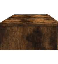 TV-Schränke mit LED-Leuchten 2 Stk. Räuchereiche 60x35x15,5 cm