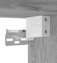 LED-Spiegelschrank Grau Sonoma 80x12x45 cm Acryl