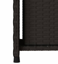 Gartenschrank Schwarz 50x55x115 cm Poly Rattan