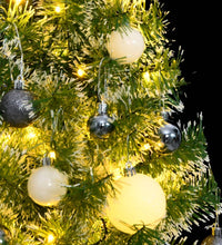Künstlicher Weihnachtsbaum mit Schnee & Kugeln 150 LEDs 150 cm