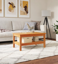 Couchtisch Wachsbraun 80x50x40 cm Massivholz Kiefer