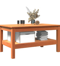 Couchtisch Wachsbraun 80x50x40 cm Massivholz Kiefer