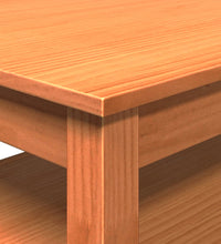 Couchtisch Wachsbraun 80x50x40 cm Massivholz Kiefer