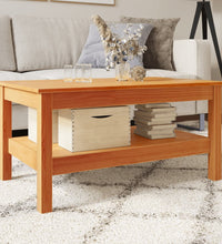 Couchtisch Wachsbraun 80x50x40 cm Massivholz Kiefer