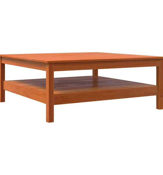 Couchtisch Wachsbraun 100x100x40 cm Massivholz Kiefer