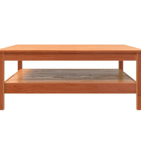 Couchtisch Wachsbraun 100x100x40 cm Massivholz Kiefer