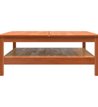 Couchtisch Wachsbraun 100x100x40 cm Massivholz Kiefer