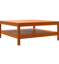 Couchtisch Wachsbraun 100x100x40 cm Massivholz Kiefer