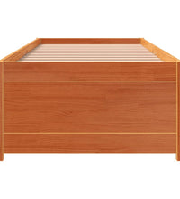 Tagesbett ohne Matratze Wachsbraun 80x200 cm Massivholz Kiefer
