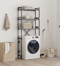 Waschmaschinenregal Grau Sonoma 67x25x163 cm Holzwerkstoff