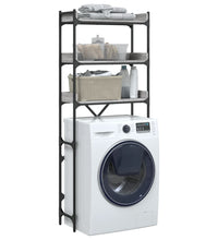 Waschmaschinenregal Grau Sonoma 67x25x163 cm Holzwerkstoff