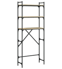 Waschmaschinenregal Sonoma-Eiche 67x25x163 cm Holzwerkstoff