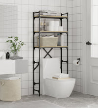 Waschmaschinenregal Sonoma-Eiche 67x25x163 cm Holzwerkstoff
