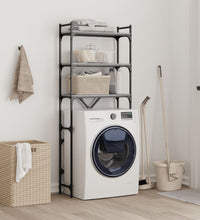 Waschmaschinenregal Grau Sonoma 67x25x163 cm Holzwerkstoff