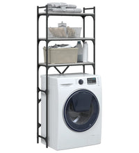 Waschmaschinenregal Grau Sonoma 67x25x163 cm Holzwerkstoff