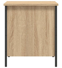 Sitzbank mit Stauraum Sonoma-Eiche 40x42,5x50 cm Holzwerkstoff