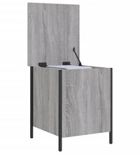 Sitzbank mit Stauraum Grau Sonoma 40x42,5x50 cm Holzwerkstoff