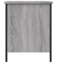 Sitzbank mit Stauraum Grau Sonoma 40x42,5x50 cm Holzwerkstoff