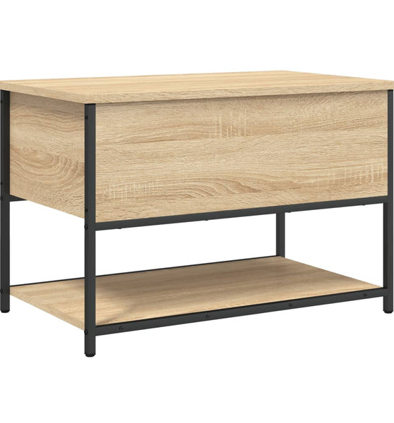 Sitzbank mit Stauraum Sonoma-Eiche 70x42,5x47 cm Holzwerkstoff