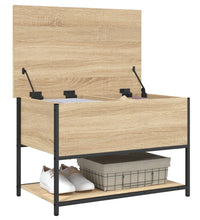 Sitzbank mit Stauraum Sonoma-Eiche 70x42,5x47 cm Holzwerkstoff