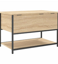 Sitzbank mit Stauraum Sonoma-Eiche 70x42,5x47 cm Holzwerkstoff