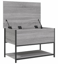 Sitzbank mit Stauraum Grau Sonoma 70x42,5x47 cm Holzwerkstoff