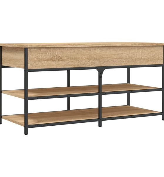 Schuhbank Sonoma-Eiche 100x42,5x50 cm Holzwerkstoff