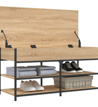 Schuhbank Sonoma-Eiche 100x42,5x50 cm Holzwerkstoff