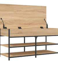 Schuhbank Sonoma-Eiche 100x42,5x50 cm Holzwerkstoff