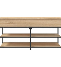 Schuhbank Sonoma-Eiche 100x42,5x50 cm Holzwerkstoff