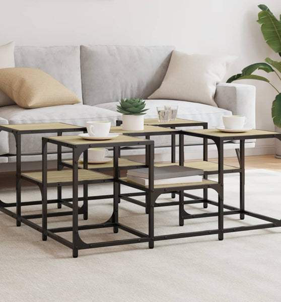 Couchtisch Sonoma-Eiche 91x91x40 cm Holzwerkstoff