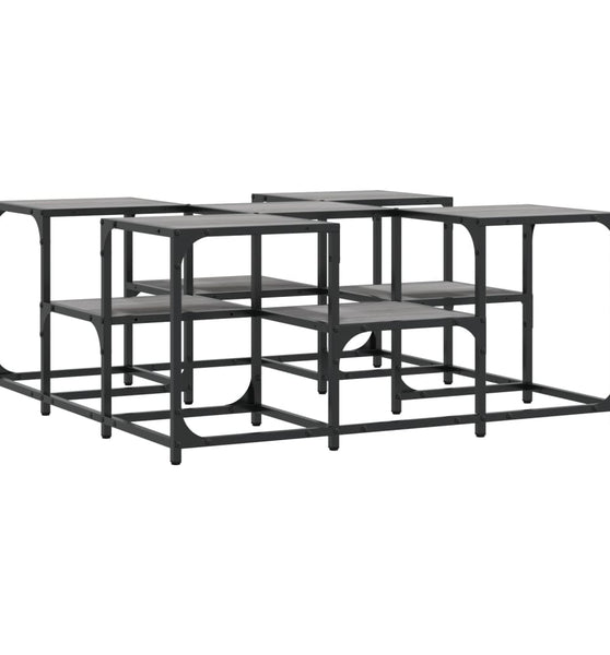 Couchtisch Grau Sonoma 91x91x40 cm Holzwerkstoff