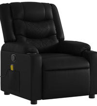 Massagesessel Schwarz Kunstleder